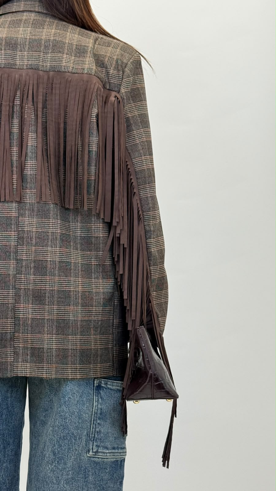 Blazer con frange 4705