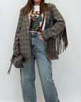 Blazer con frange 4705