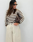 Pullover a righe 91061