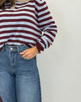 Pullover a righe 91061